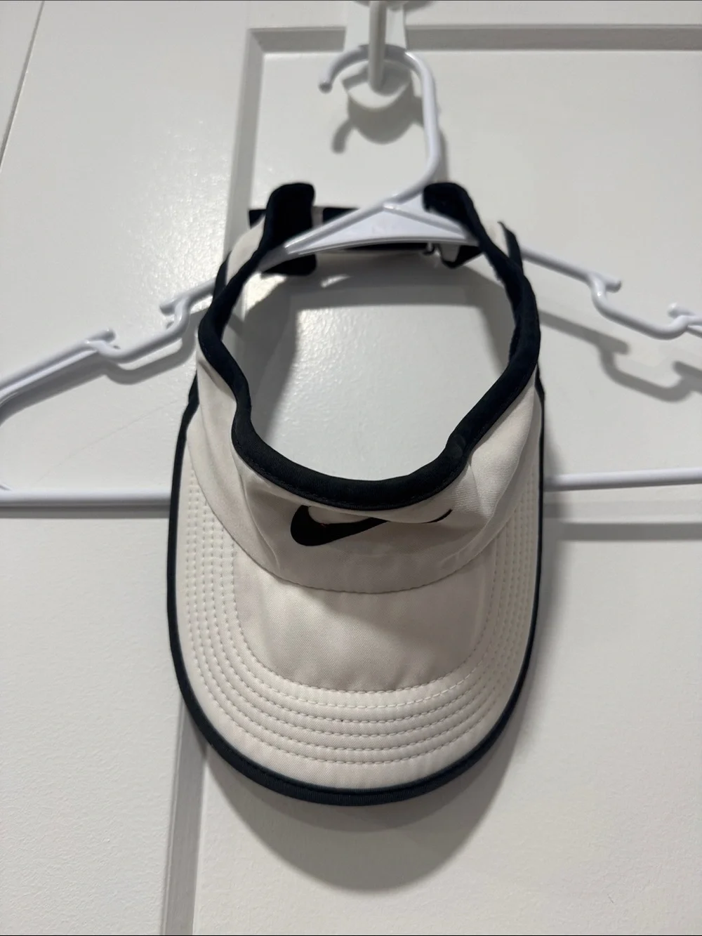Nike Kids Cream and Black Dri-FIT Visor